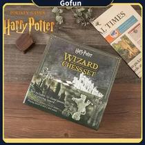 Jogo de tabuleiro de xadrez Harry Potter Wizard versão em inglês Jogo de tabuleiro de xadrez Harry Potter Wizard versão em inglês