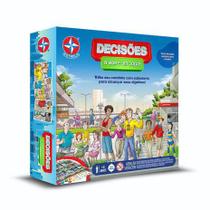 Jogo de tabuleiro decisoes a vida e um jogo - estrela