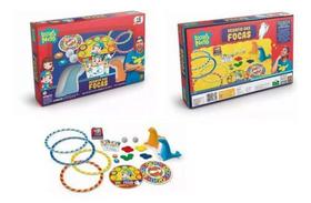 Jogo de Tabuleiro Desafio das Focas Luccas Neto - Grow Jogo de Tabuleiro Desafio das Focas Luccas Neto - Grow