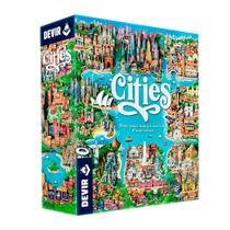 Jogo de tabuleiro Devir Cities Strategy para 2 a 4 jogadores com mais de 10 anos Jogo de tabuleiro Devir Cities Strategy para 2 a 4 jogadores com mais de 10 anos