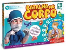 Jogo De Tabuleiro Divertido Batalha No Corpo Brinquedo 165 - Nig