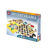 Jogo de Tabuleiro Divertirama 4 Jogos em 1 - Estrela