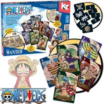 Jogo de Tabuleiro e Cartas One Piece Wanted Procurados - Elka