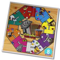Jogo de tabuleiro Eco-Parces Colombian Parks para 8 e 6 jogadores