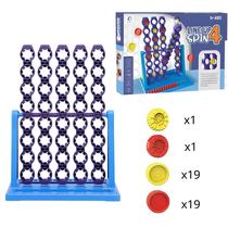 Jogo De Tabuleiro Educativo Blue Vertical Connect 4, Quebra-Cabeça Para Crianças E Estratégia Jogo De Tabuleiro Educativo Blue Vertical Connect 4, Quebra-Cabeça Para Crianças E Estratégia