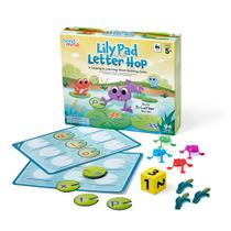 Jogo de tabuleiro educativo hand2mind Lily Pad Letter Hop