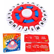 Jogo De Tabuleiro Educativo Stop 10 Segundos Para Todas As Idades Com Timer E Desafio Rápido