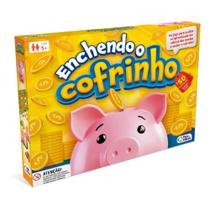 Jogo de Tabuleiro Enchendo o Cofrinho Educação Financeira Infantil Pais e Filhos - Pais & Filhos