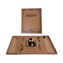 Jogo de Tabuleiro Estratégia Queops Brinquedos Educativos Madeira e MDF Mitra 6 anos