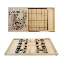 Jogo de Tabuleiro Estratégia Shogui Xadrez Japonês Shogi Brinquedos Educativos de Madeira Mitra 6 anos