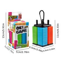 Jogo De Tabuleiro Estratégico Colorido Portátil De Cinco Em Linha Para Crianças E Adultos Jogo