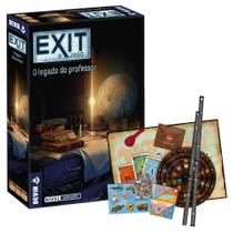 Jogo De Tabuleiro Exit O Jogo O Legado Do Professor Devir Resolva Os Enigmas Pelo Mundo Cheio De Mistérios Board Game