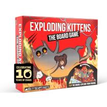 Jogo de tabuleiro Exploding Kittens 10th Birthday 2-6 jogadores 7+