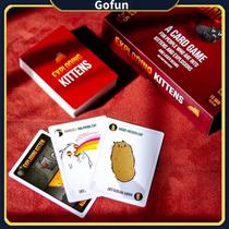 Jogo de tabuleiro Exploding Kittens for Family Party Game