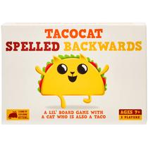 Jogo de tabuleiro Exploding Kittens Tacocat soletrado para trás 7+ Jogo de tabuleiro Exploding Kittens Tacocat soletrado para trás 7+