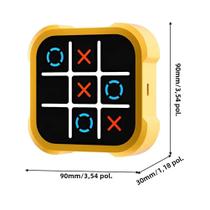 Jogo De Tabuleiro Familiar Console De Jogo De Quebra-Cabeça De Xadrez Bolt TIC-TAC-TOE Portátil Para