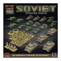 Jogo de Tabuleiro Flames of War Destacamento Avançado M4 Sherman
