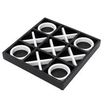 Jogo de Tabuleiro FUIN Wood Tic Tac Toe Decorativo 30x30cm