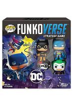 Jogo de Tabuleiro Funkoverse DC Comics - Pacote com 4 Bonecos