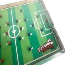 Jogo de Tabuleiro Futebol Peteleco em Madeira - Maninho Brinquedos