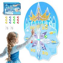 Jogo de tabuleiro GirlIglee Frozen Dart 70 cm com 12 bolas adesivas
