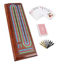 Jogo de Tabuleiro GSE Games 3-Track Wooden Cribbage 39x13x6 cm Jogo de Tabuleiro GSE Games 3-Track Wooden Cribbage 39x13x6 cm