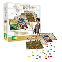 Jogo de Tabuleiro Harry Potter Clássicos com Baralho de 2 a 4 Jogadores Copag - 30724