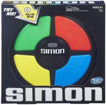 Jogo de tabuleiro Hasbro Gaming Classic Simon com baterias incluídas