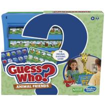 Jogo de tabuleiro Hasbro Gaming Guess Who Amigos dos animais para crianças com mais de 6 anos Jogo de tabuleiro Hasbro Gaming Guess Who Amigos dos animais para crianças com mais de 6 anos