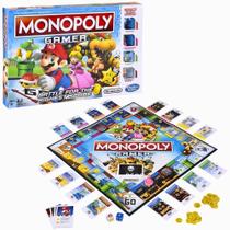 Jogo de Tabuleiro Hasbro Gaming Monopoly Gamer Nintendo Super Mario