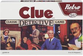 Jogo de Tabuleiro Hasbro Gaming Retro Series Clue Edição 1986 Jogo de Tabuleiro Hasbro Gaming Retro Series Clue Edição 1986