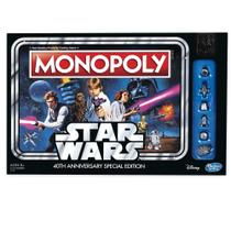 Jogo de Tabuleiro Hasbro Monopoly Star Wars Edição 40 Anos