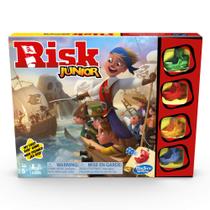 Jogo de tabuleiro Hasbro Risk Jr para crianças de 5 anos ou mais - Tema pirata Jogo de tabuleiro Hasbro Risk Jr para crianças de 5 anos ou mais - Tema pirata