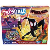 Jogo de Tabuleiro Hasbro Trouble - Homem-Aranha: Através do Aranhaverso