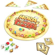 Jogo de Tabuleiro Hora da Pizza com Roleta e Fatias GGB Plast Jogo de Tabuleiro Hora da Pizza com Roleta e Fatias GGB Plast