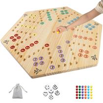 Jogo de Tabuleiro HOROW Wahoo Wooden Original Aggravation 4/6 jogadores Jogo de Tabuleiro HOROW Wahoo Wooden Original Aggravation 4/6 jogadores