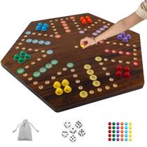 Jogo de Tabuleiro HOROW Wahoo Wooden Original Aggravation 4/6 Player