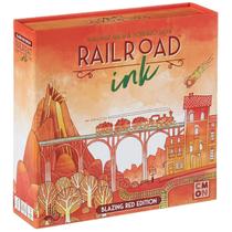 Jogo de tabuleiro Horrible Guild Railroad Ink Blazing Red Ed