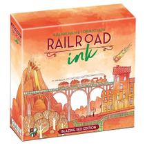 Jogo de Tabuleiro Horrible Guild Railroad Ink - Edição Blazing Red Jogo de Tabuleiro Horrible Guild Railroad Ink - Edição Blazing Red
