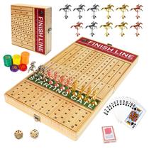 Jogo de tabuleiro Horse Race FUNNYB&G dobrável de 21 polegadas com acessórios