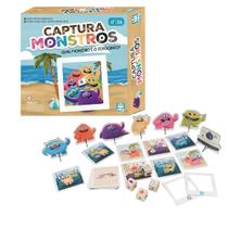 Jogo de Tabuleiro Infantil Captura Monstros 1142 - Nig Jogo de Tabuleiro Infantil Captura Monstros 1142 - Nig