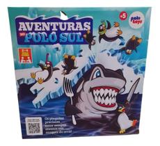 Jogo de tabuleiro infantil divertido aventuras no polo sul
