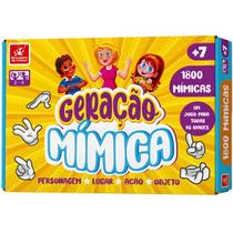 Jogo de Tabuleiro Infantil Geraçao Mimica Brincadeira de Criança