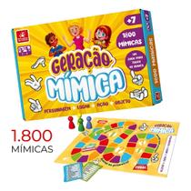 Jogo De Tabuleiro Infantil Geração Mímica Com 1800 Mímicas - Brincadeira De Criança