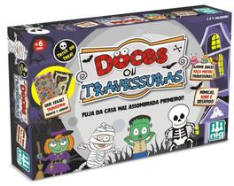 Jogo de Tabuleiro Infantil Jogo Doces ou Travessuras - NIG Brinquedos