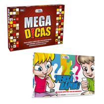 Jogo De Tabuleiro Infantil Mega Dicas + Pensa Rapido