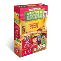 Jogo de Tabuleiro Infantil Minha Vida na Escola +10 Anos Sopecca - MC810