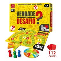 Jogo De Tabuleiro Infantil Perguntas Verdade Ou Desafio - Brincadeira de Criança Jogo De Tabuleiro Infantil Perguntas Verdade Ou Desafio - Brincadeira de Criança