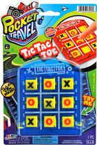 Jogo de tabuleiro JA-RU Portable Tic Tac Toe Kids Travel Size