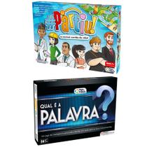 Jogo de Tabuleiro Jogo da Vida Partiu + Qual é a Palavra - Pais e Filhos Jogo de Tabuleiro Jogo da Vida Partiu + Qual é a Palavra - Pais e Filhos